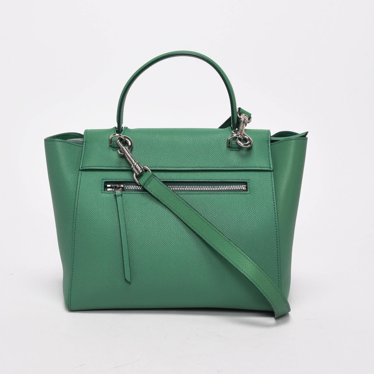 Celine Pop Green Grained Calfskin Micro Belt Bag
