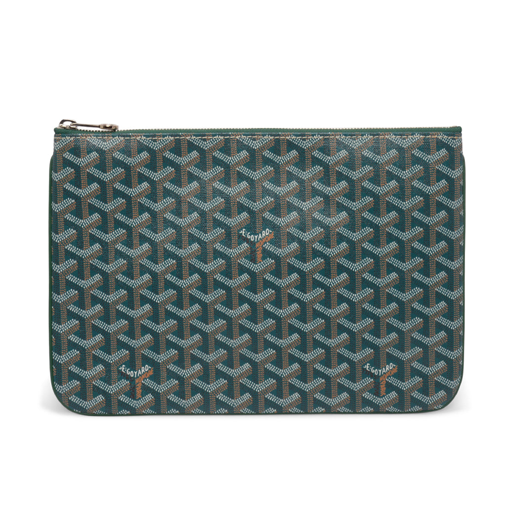 Goyard Green Goyardine Senat MM Pouch
