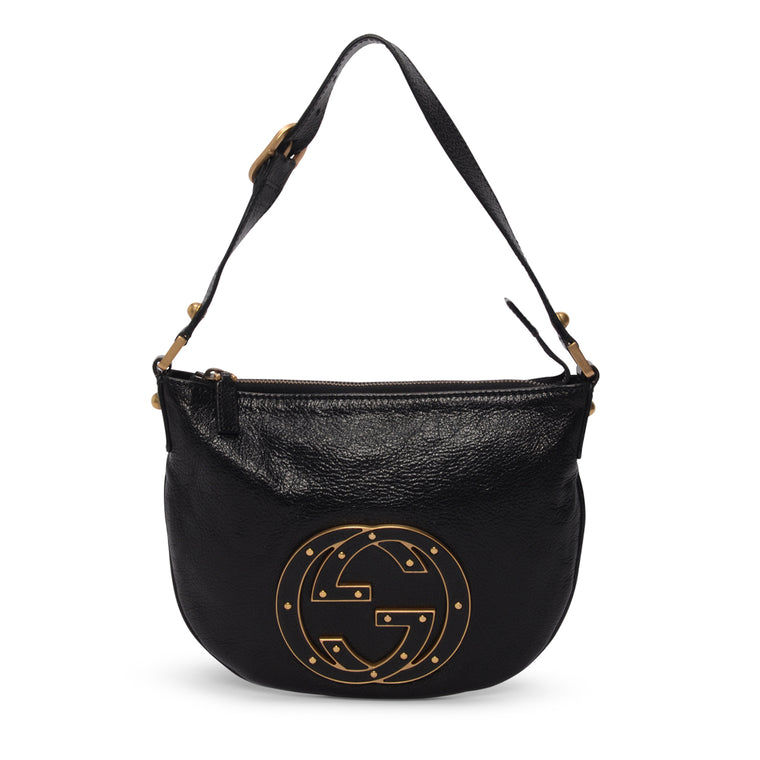 Gucci Black Calfskin Small Blondie Shoulder Bag