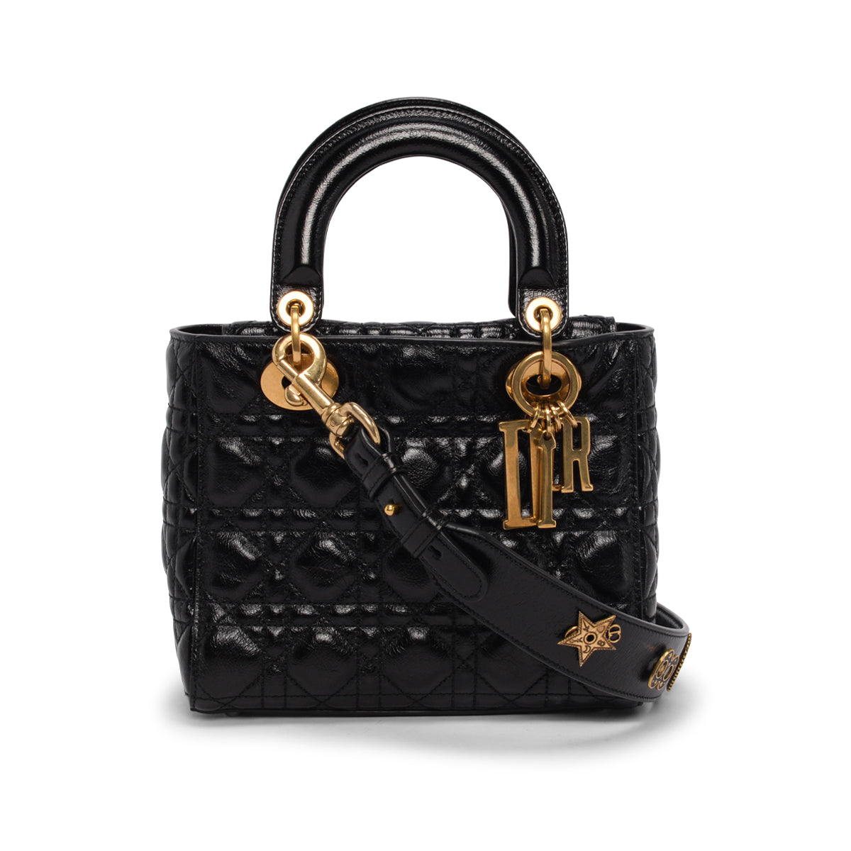 Dior Black Cannage Calfskin My ABCDior Small Lady Dior