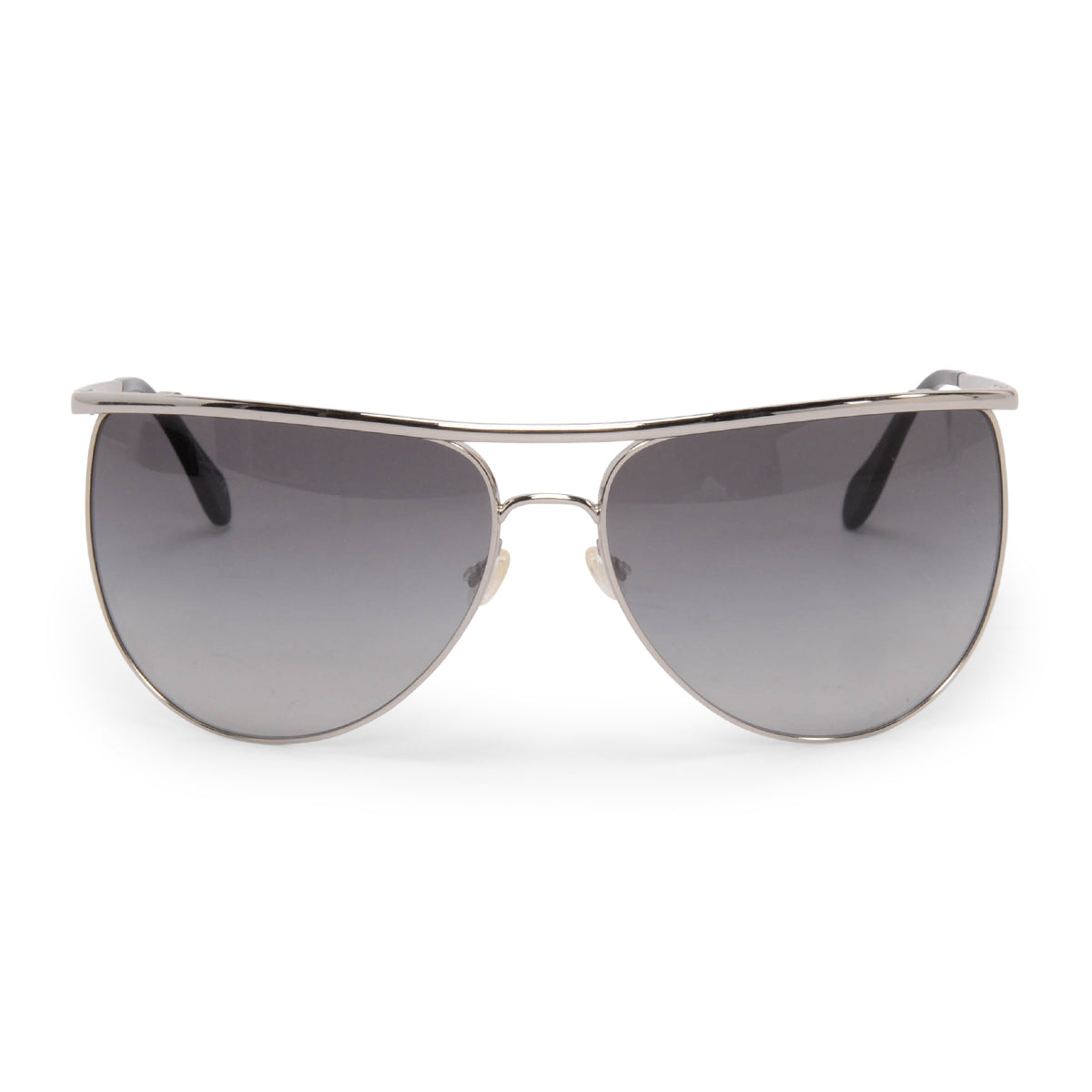 Balmain x Oliver Peoples Black Aviator Sunglasses