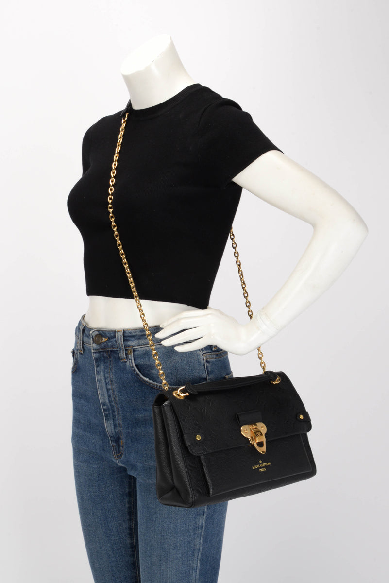 Louis Vuitton Black Empreinte Monogram Vavin PM Bag