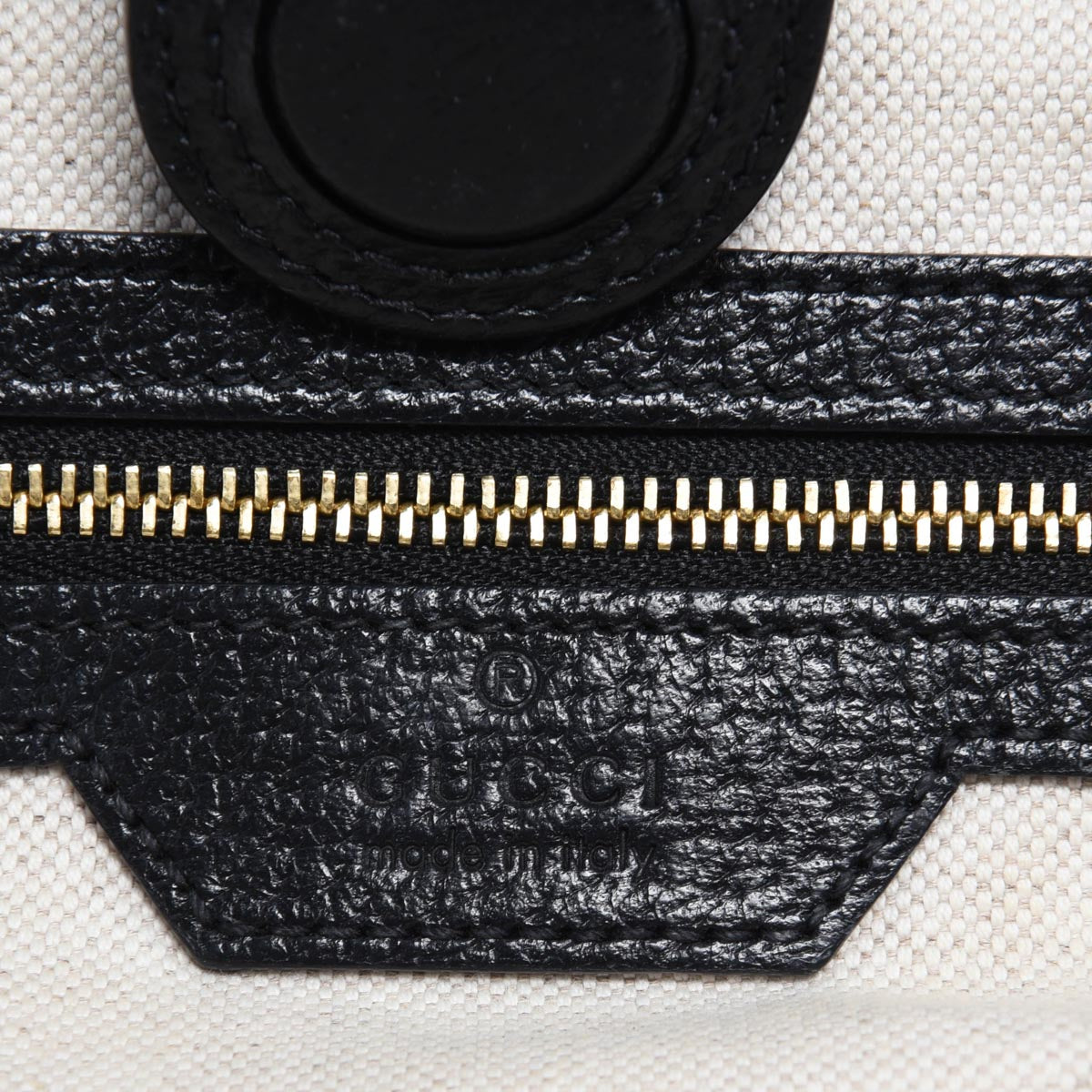 Gucci Black GG Denim Ophidia Tote