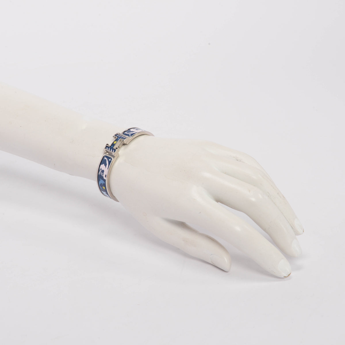 Hermes Blue Sous Le Charme D'Orphee Clic H Bracelet