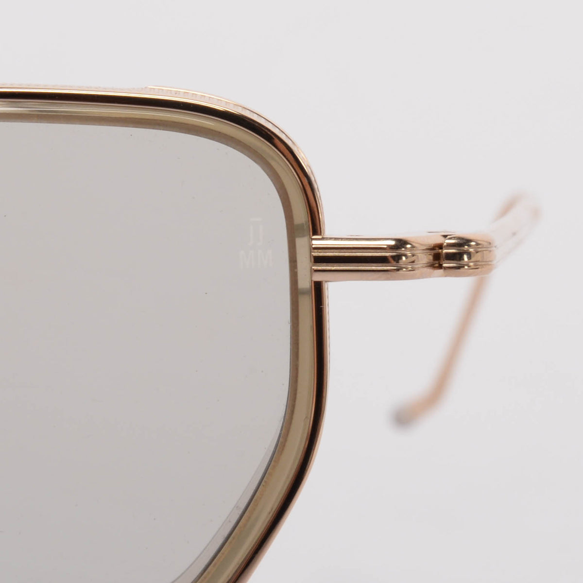 Jacques Marie Mage Gold Atkins D-Frame Sunglasses