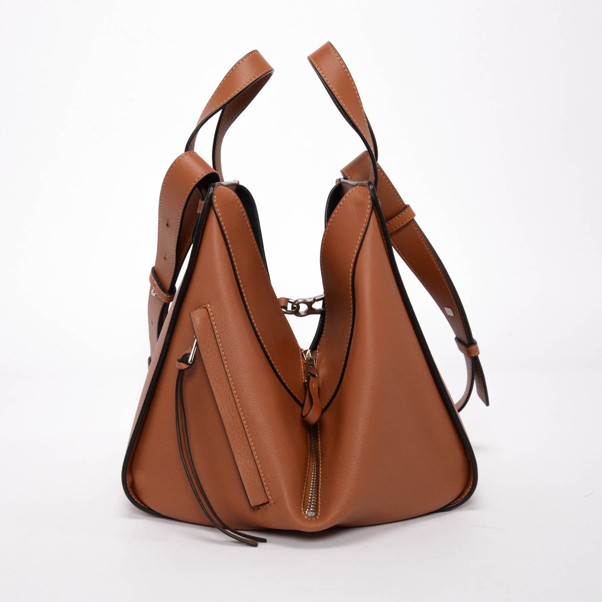 Loewe Caramel Calfskin Small Hammock Bag