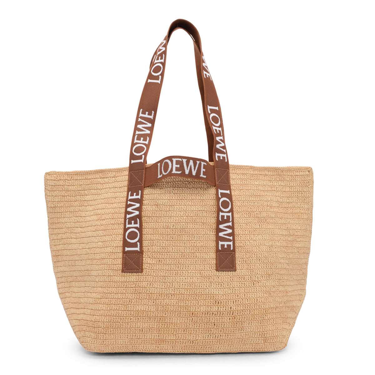 Loewe Raffia Large Fold Tote