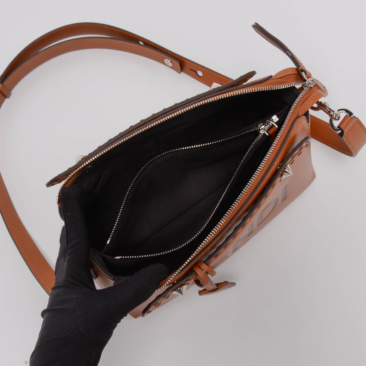 Fendi Tan Calfskin Medium By The Way Bag