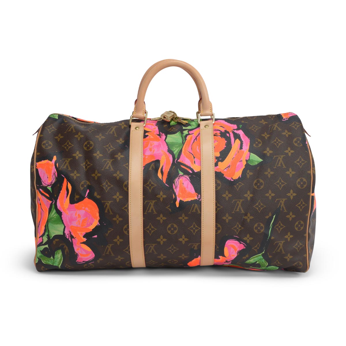 Louis Vuitton x Stephen Sprouse Monogram Roses Keepall 50