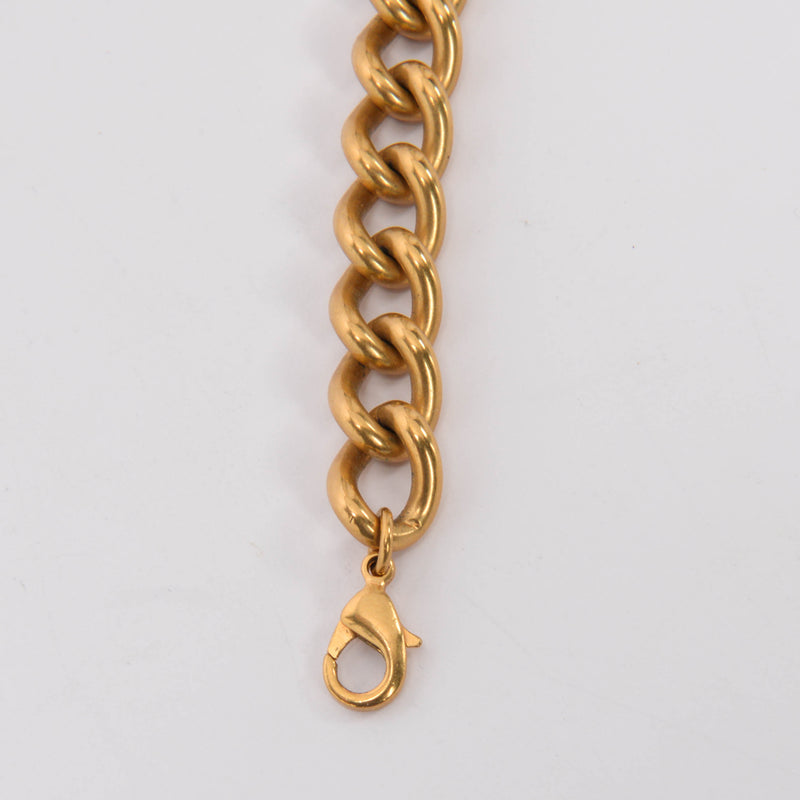 Dior Gold Tone 30 Montaigne Choker Necklace - Blue Spinach