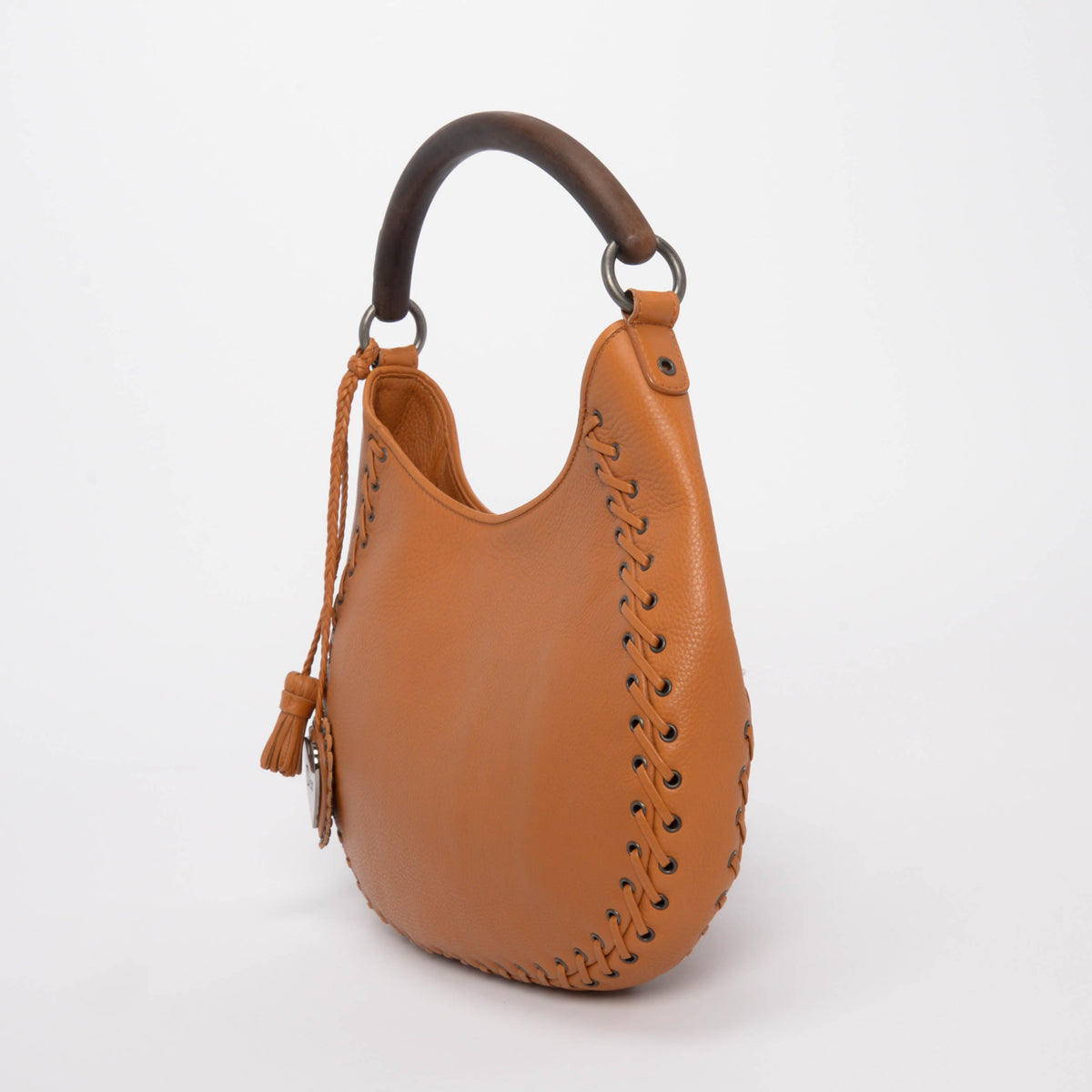 Dior Tan Grained Calfskin Ethnic Hobo Bag