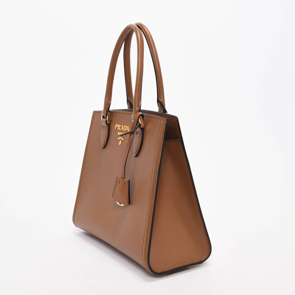 Prada Cannella Saffiano 2Way Tote