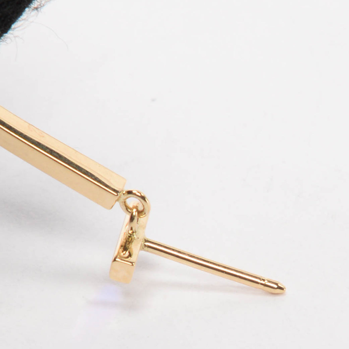 Tiffany & Co 18k Yellow Gold T Bar Earrings