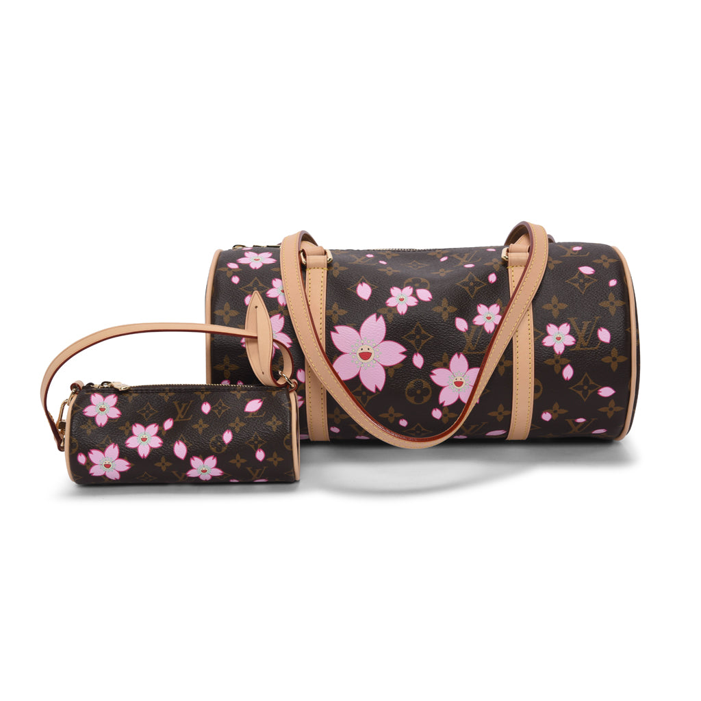 Louis Vuitton x TM Cherry Blossom Monogram Papillon 30 + Mini Pouch