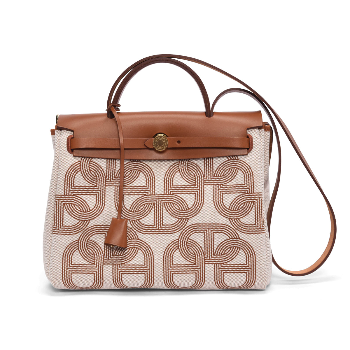 Hermes Ecru H Plume & Hunter CC Circuit 24 Herbag Zip 31