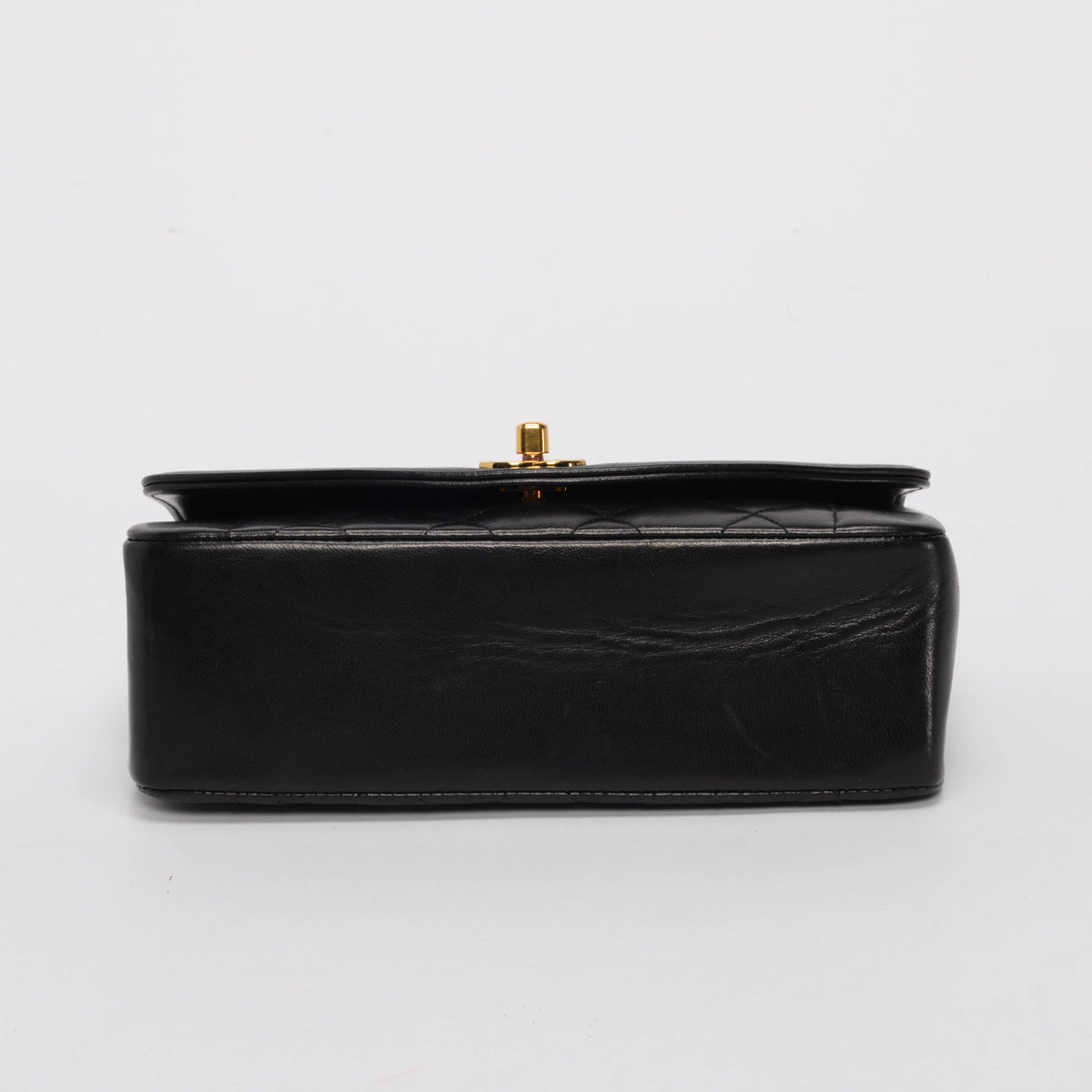 Chanel Black Quilted Lambskin Small Diana Shoulder Bag
