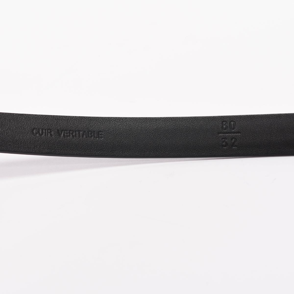 Chanel Black Lambskin Crystal CC Skinny Belt