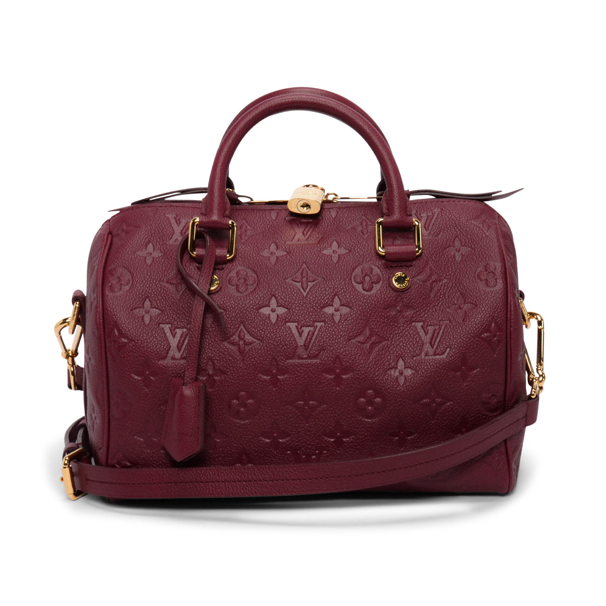 Louis Vuitton Aurore Monogram Empreinte Speedy Bandouliere 25