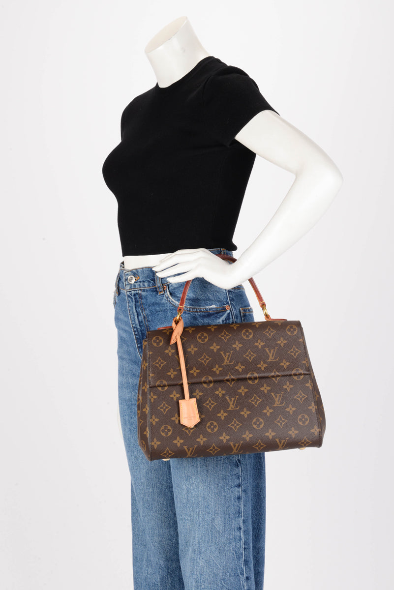 Louis Vuitton Blue Glacial Monogram Cluny MM