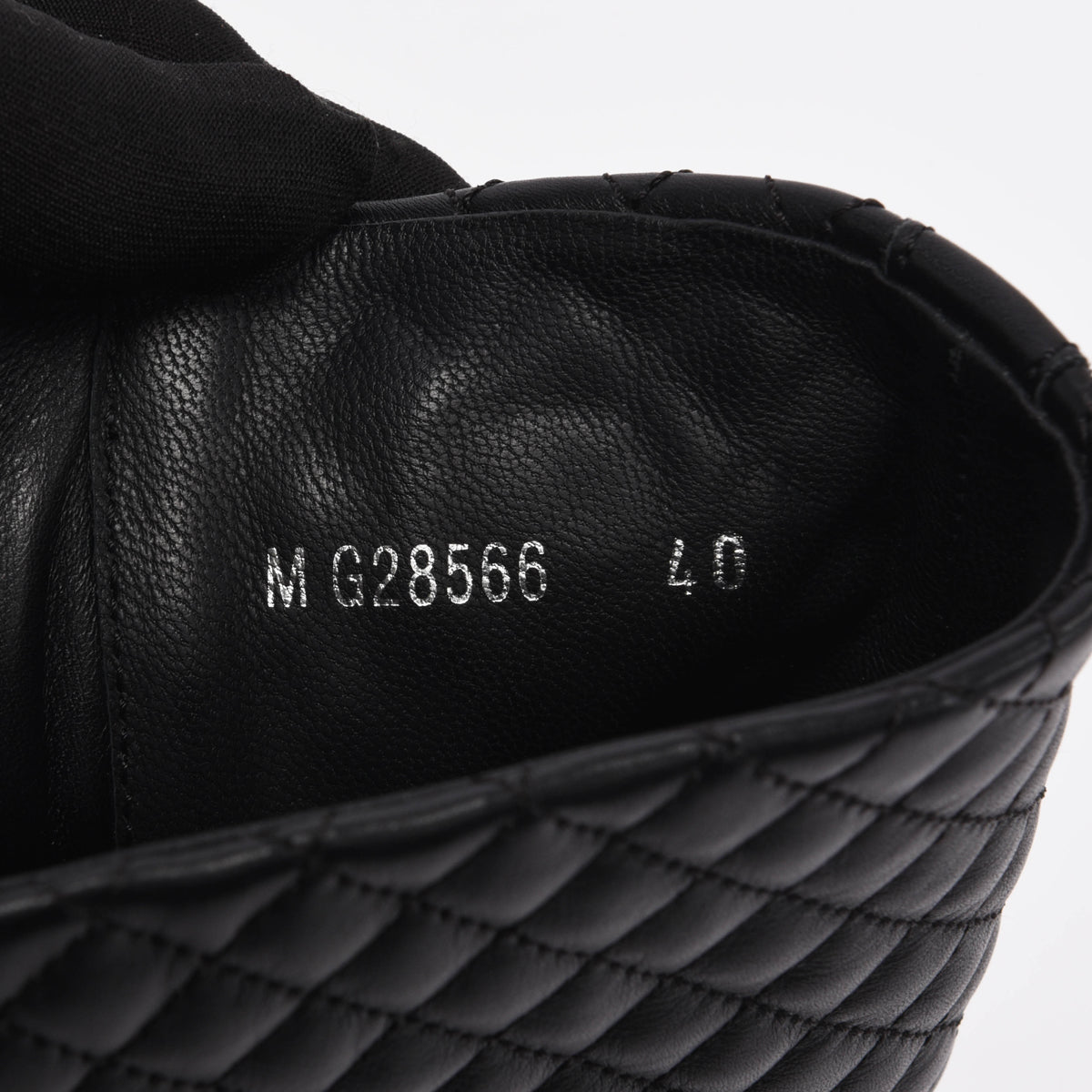 Chanel Black Quilted Calfskin Biker Boots 40
