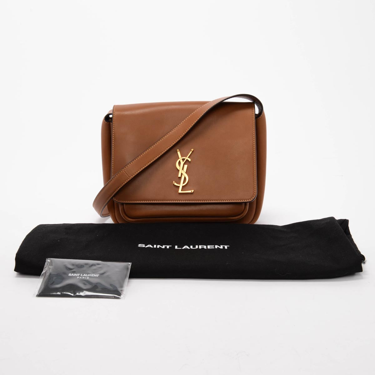 Saint Laurent Brick Vegetable Tanned Calfskin Niki Satchel Bag