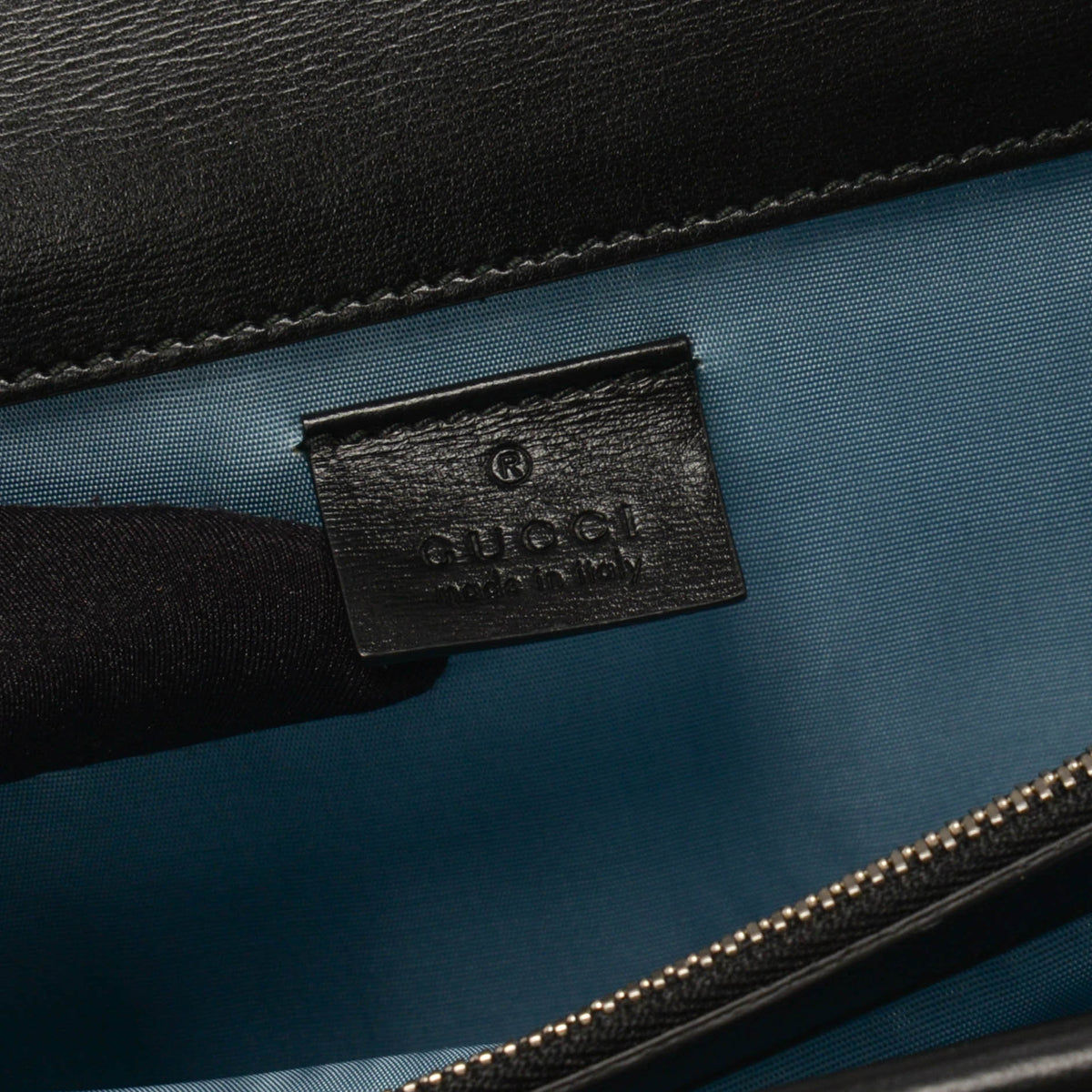 Gucci Black Calfskin Star Tassel Print Small Dionysus Bag