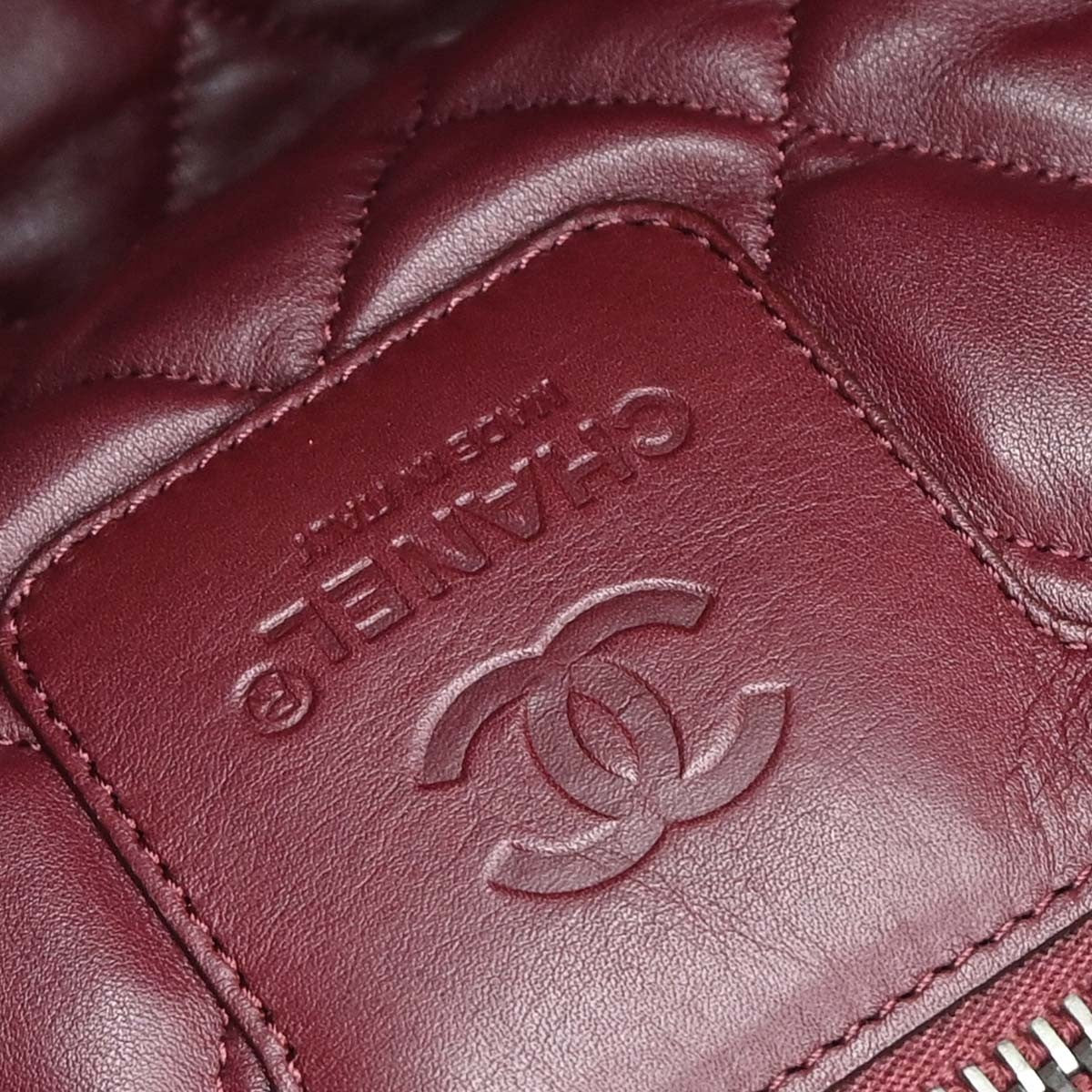 Chanel Black Lambskin Coco Cocoon Tote