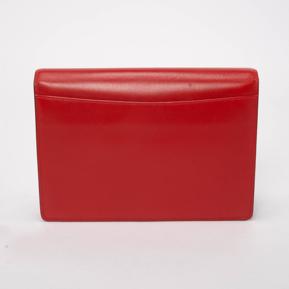 Celine Vintage Red Calfskin Starball Chain Shoulder Bag