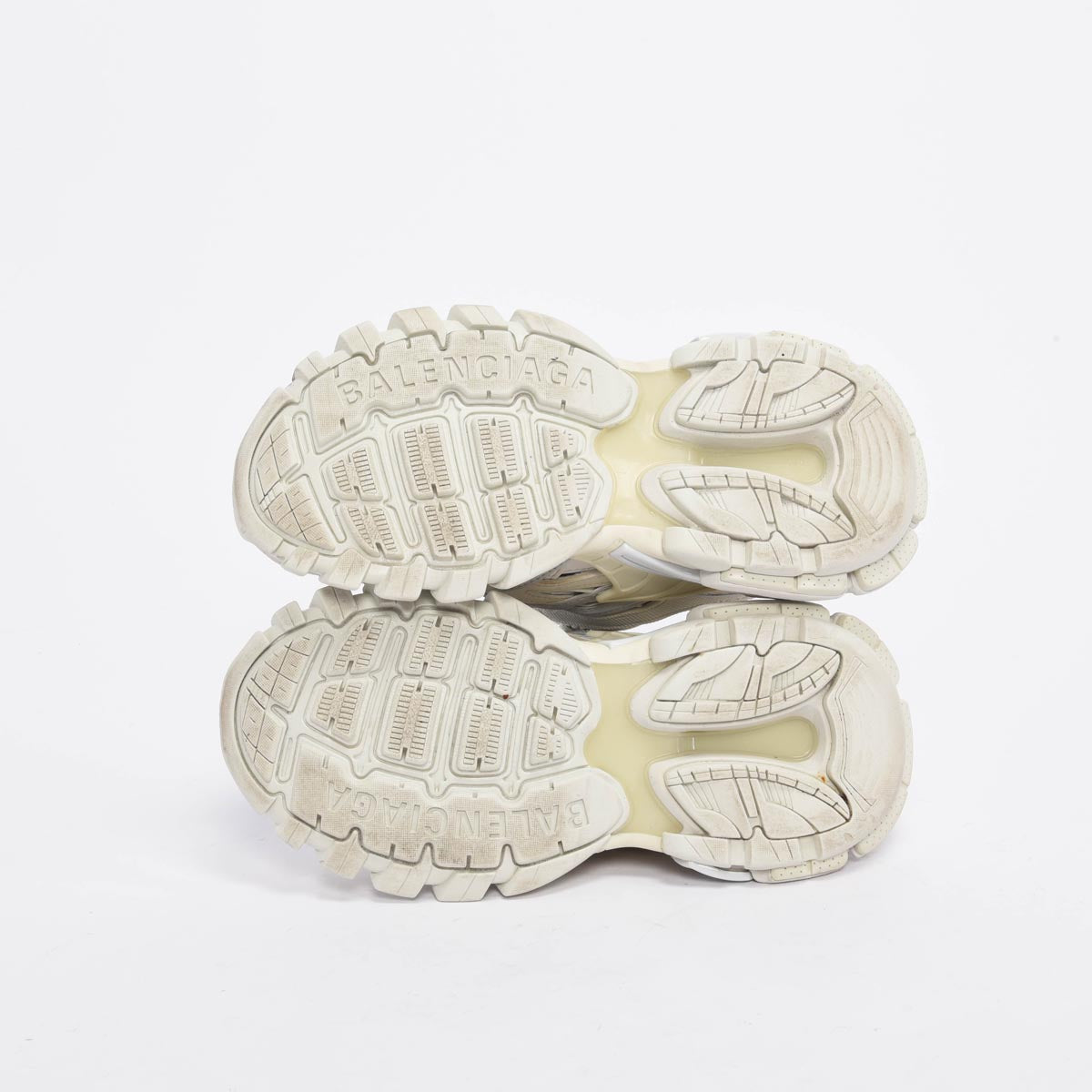 Balenciaga White Mesh Track 2 Open Sneakers 36