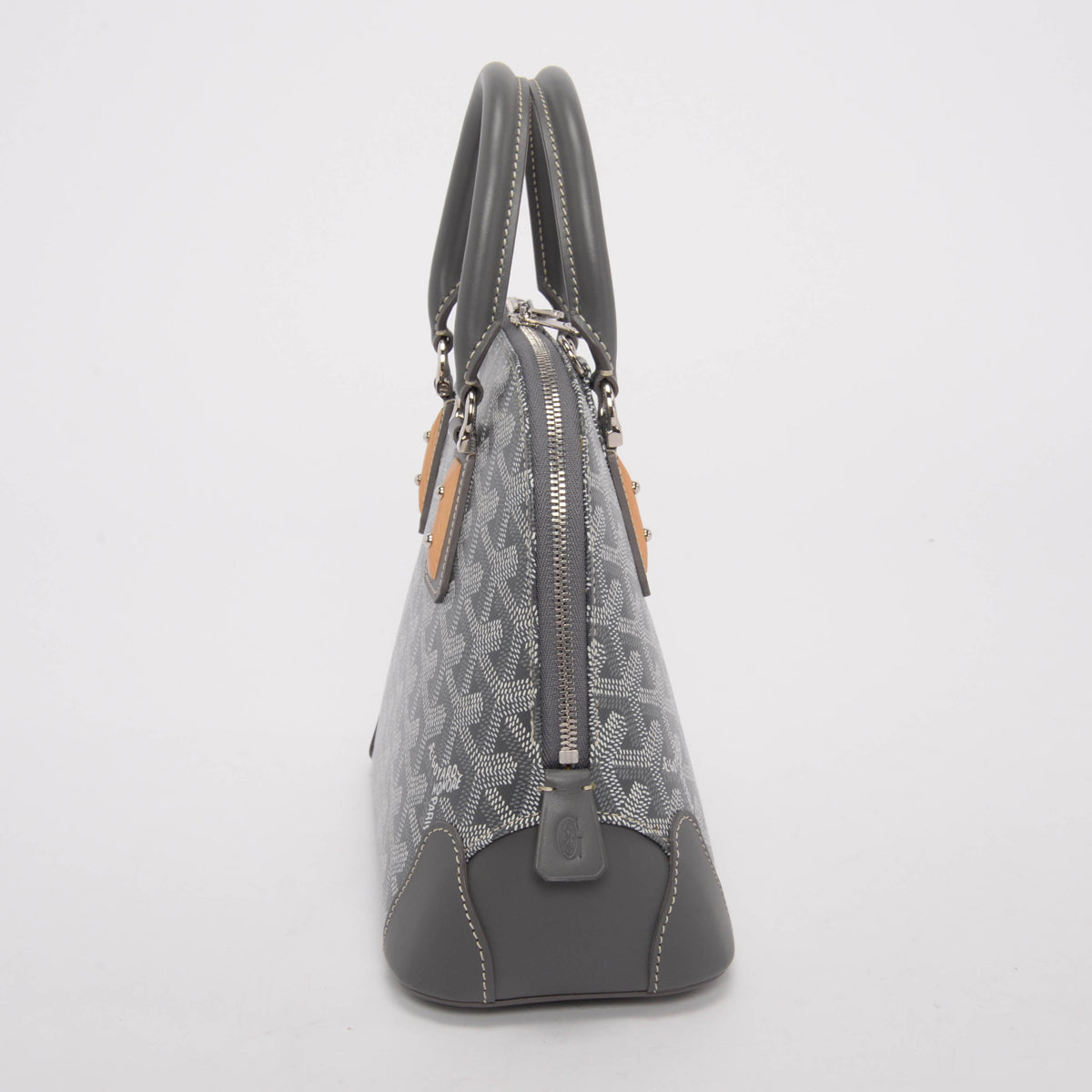 Goyard Gris Goyardine Mini Vendome Bag