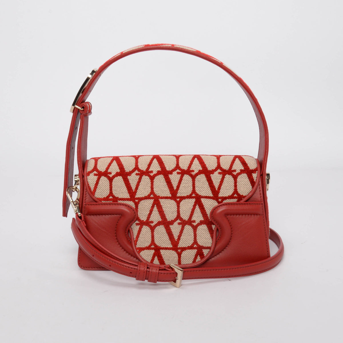 Valentino Red Iconographe Jacquard La Petite Deuxieme Bag