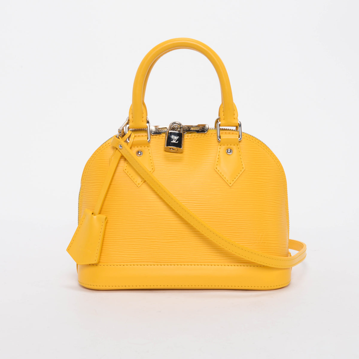 Louis Vuitton Yellow Epi Leather Alma BB