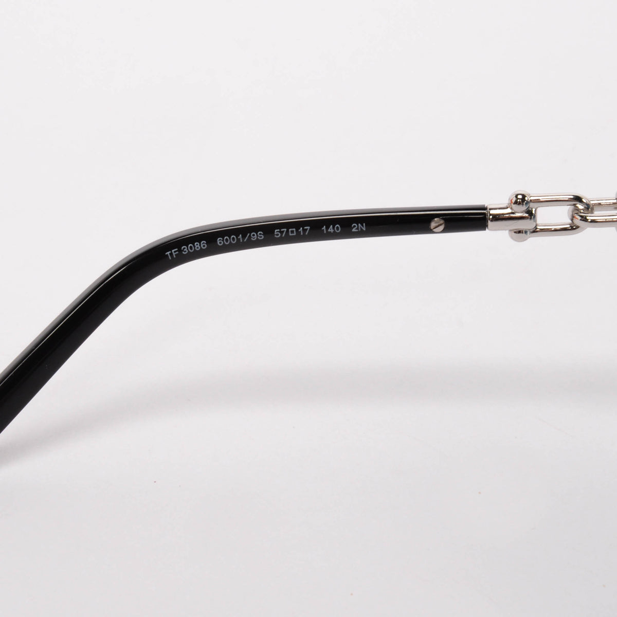 Tiffany & Co Silver & Blue Hardware Link Sunglasses