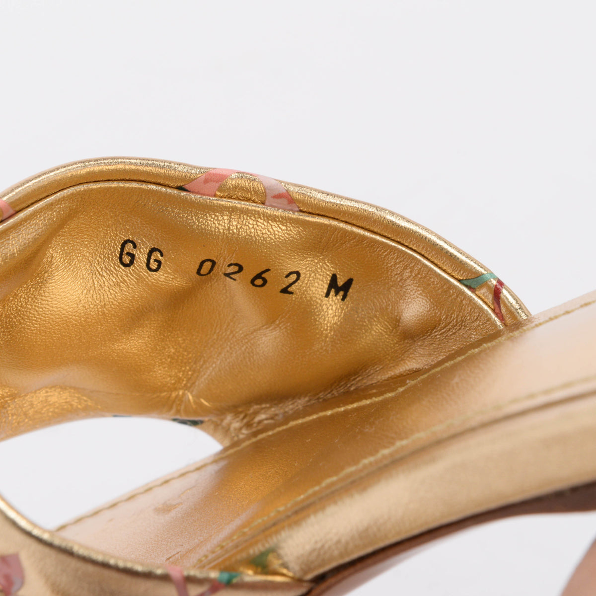 Louis Vuitton Gold Embossed Monogram Garden Revival Flats 36