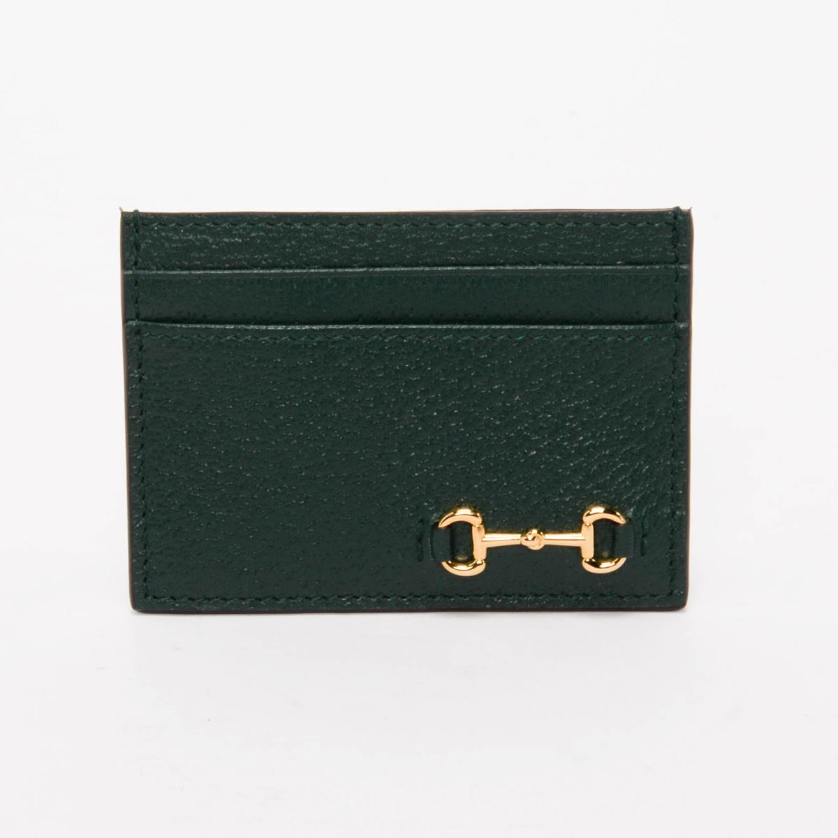 Gucci Dark Green Horsebit 1955 Card Case & Playing Cards