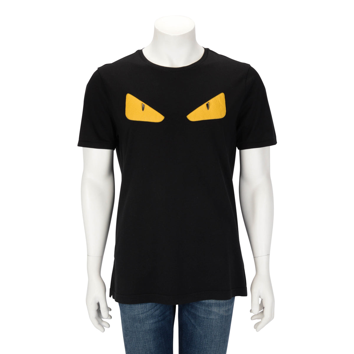 Fendi Black Cotton Bag Bugs T-Shirt 52