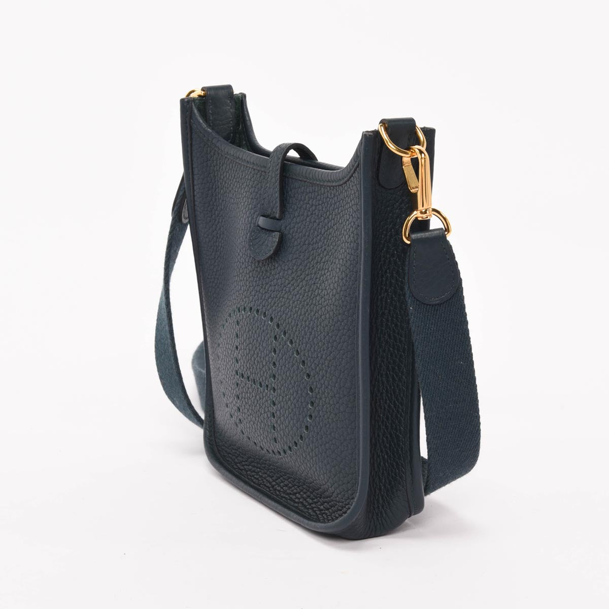 Hermes Vert Cypress Clemence Evelyne TPM Bag