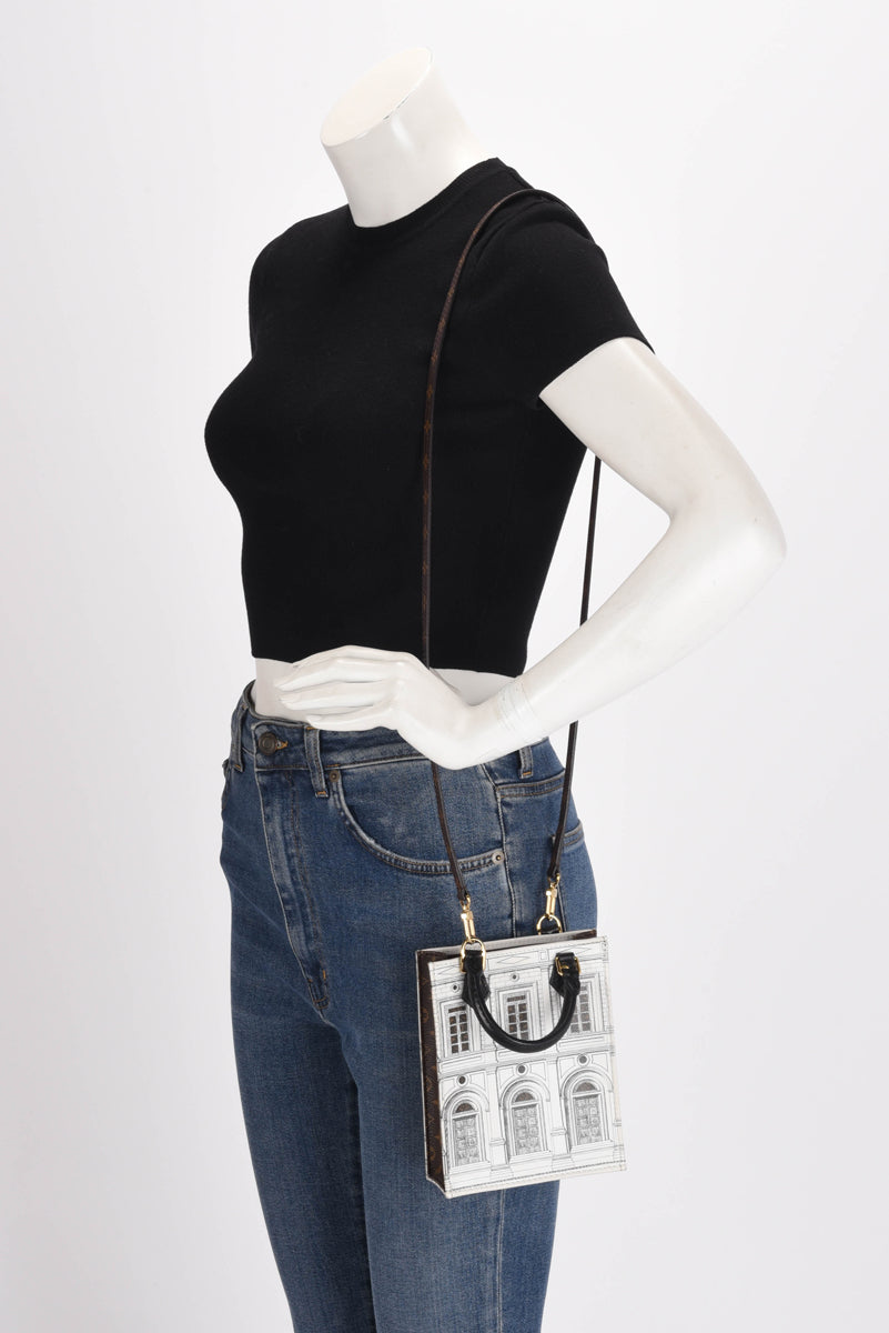 Louis Vuitton x Fornasetti Architettura Petit Sac Plat