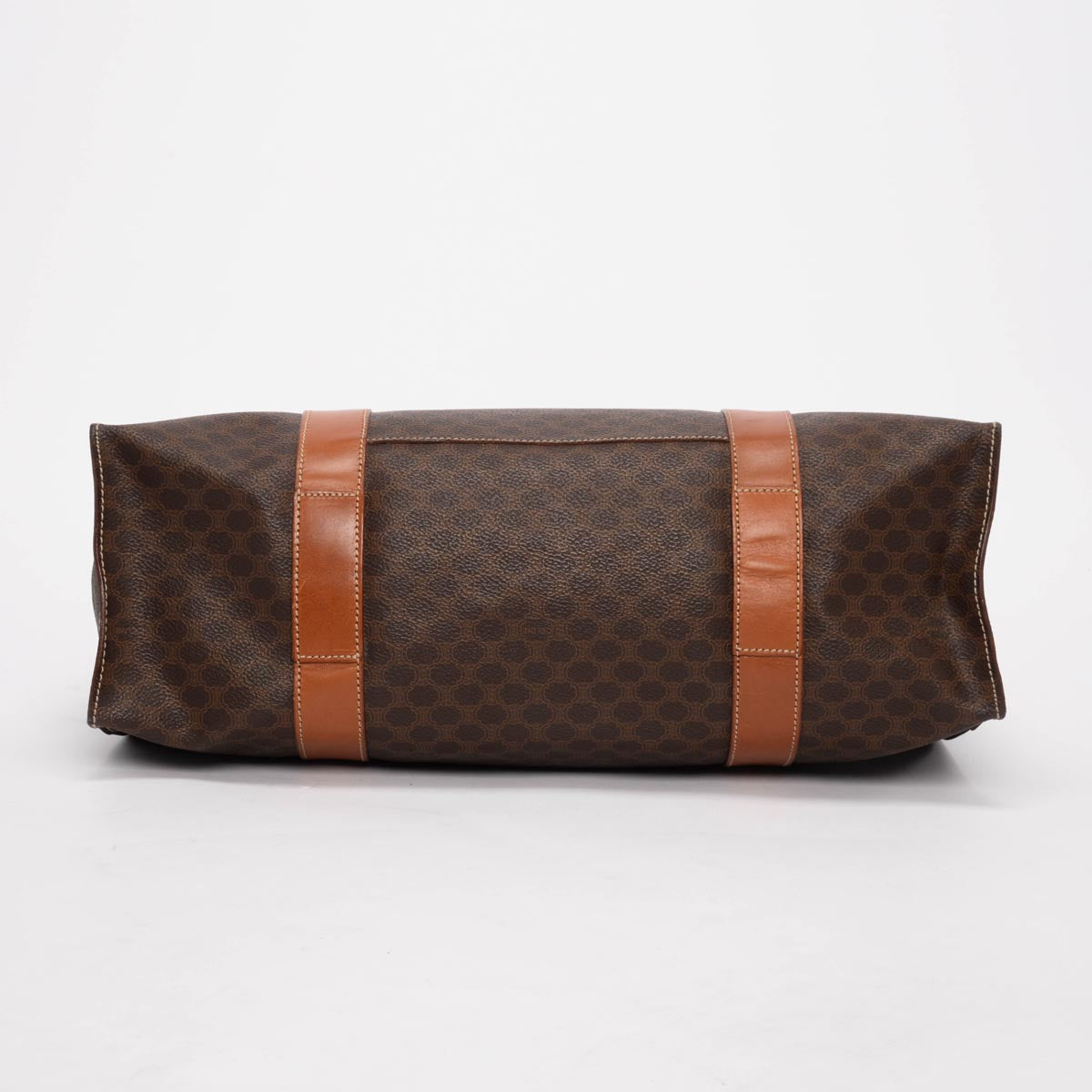 Celine Brown Macadam Canvas Large Tote