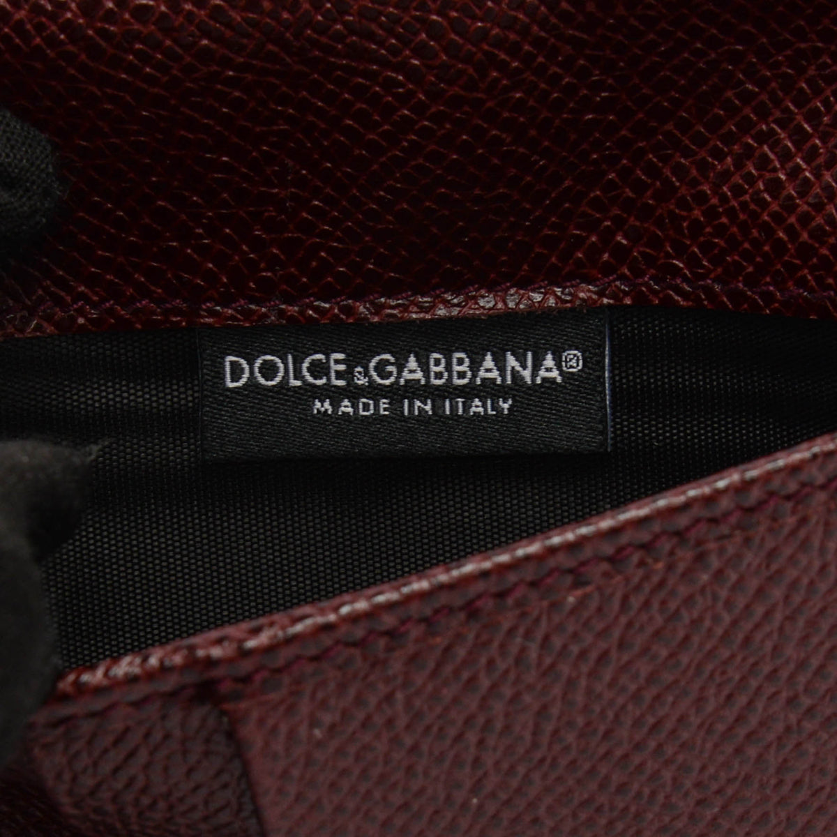 Dolce & Gabbana Navy Grained Leather Miss Sicily Wallet On Chain