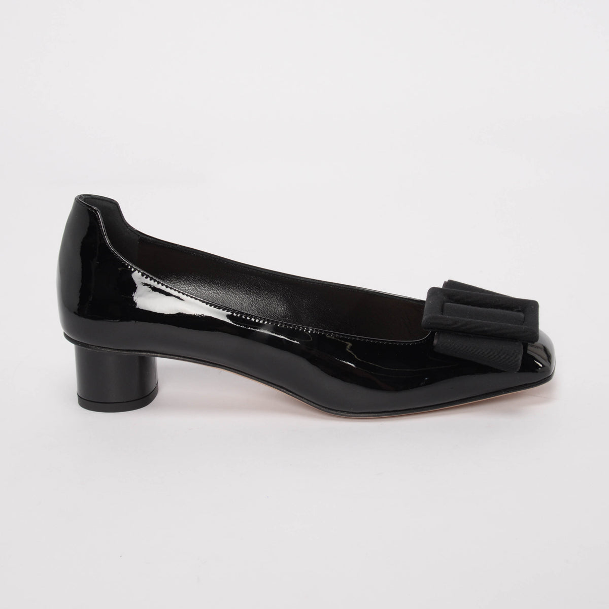Dior Black Patent Idylle Ballet Pumps 37.5