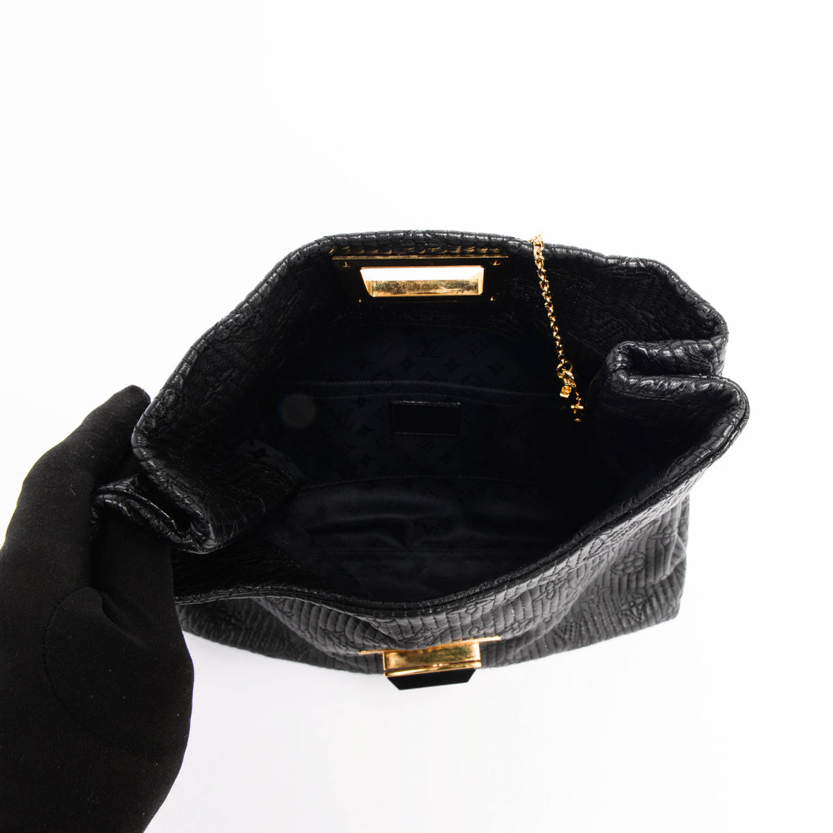 Louis Vuitton Black Monogram Motard Altair Clutch