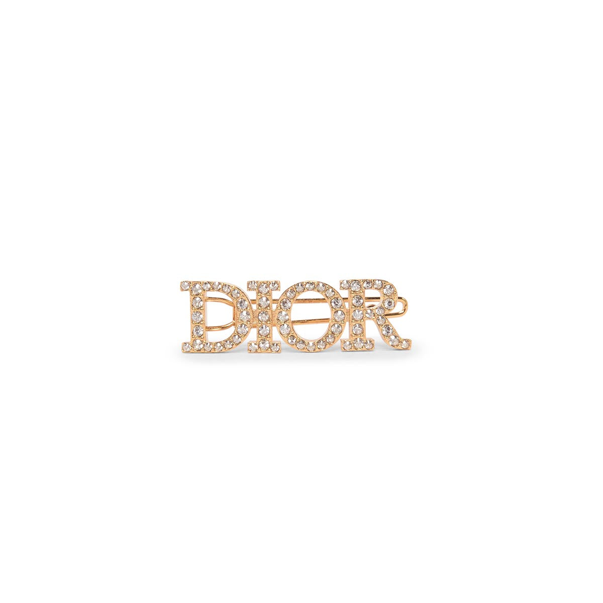 Dior Gold Crystal Dio(R)evolution Hair Clip