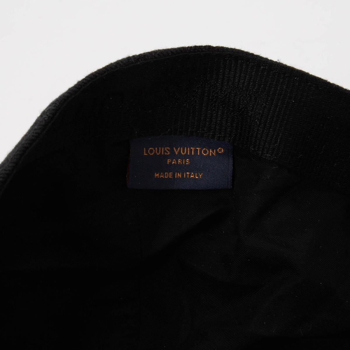 Louis Vuitton Black Monogram Essential Cap