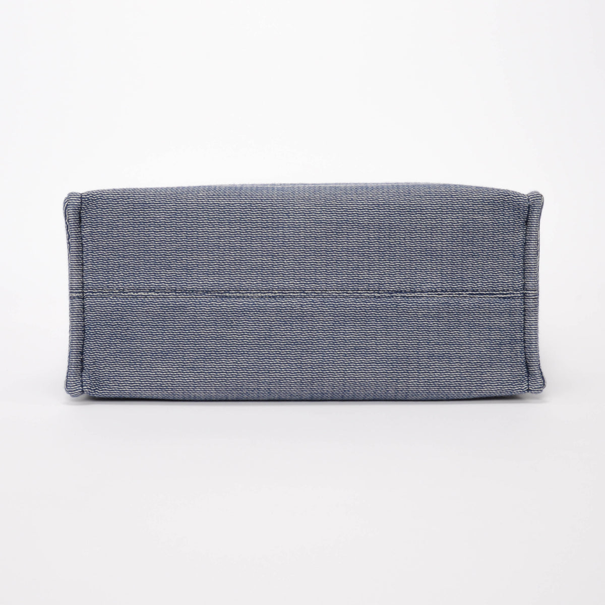 Celine Blue Triomphe Embroidered Canvas Large Cabas Thais