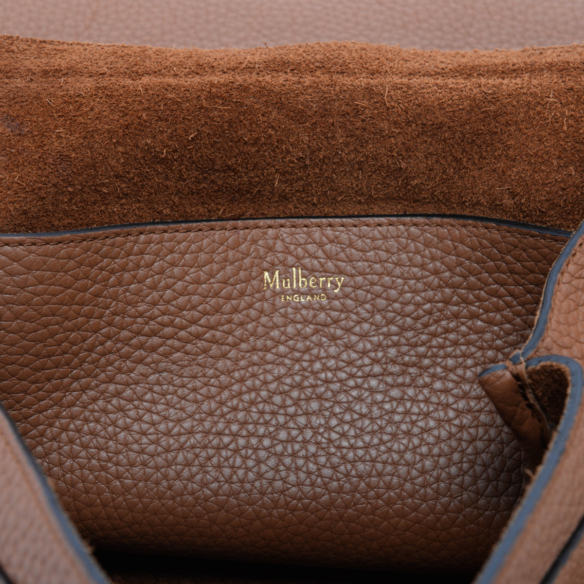 Mulberry Chestnut Classic Grain Alexa Top Handle Bag