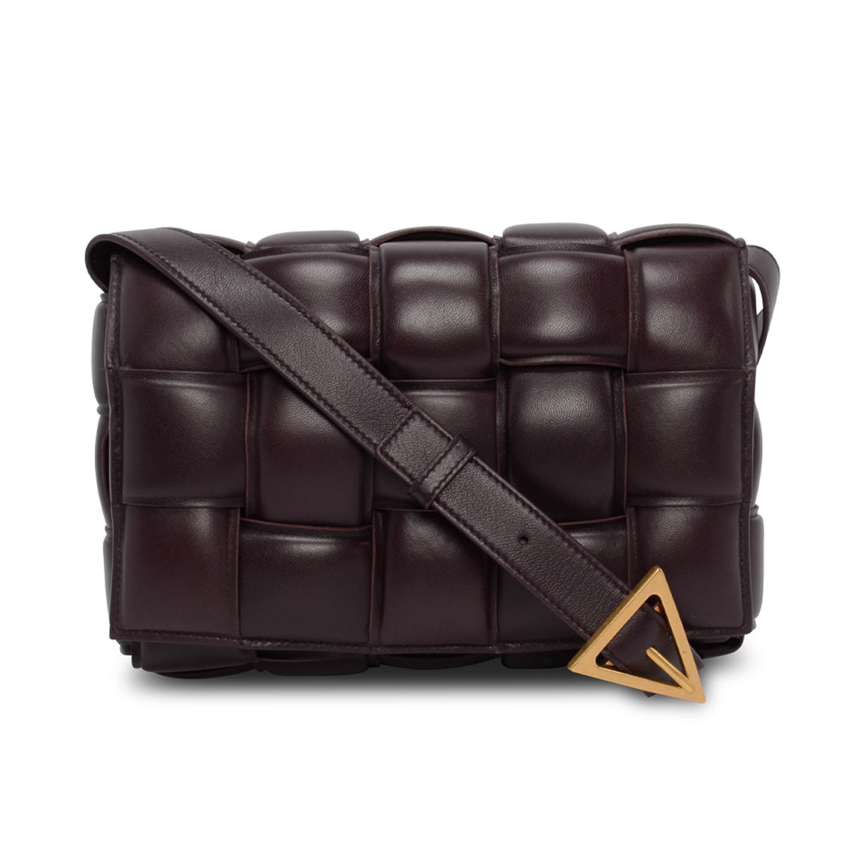 Bottega Veneta Grape Lambskin Padded Cassette Bag