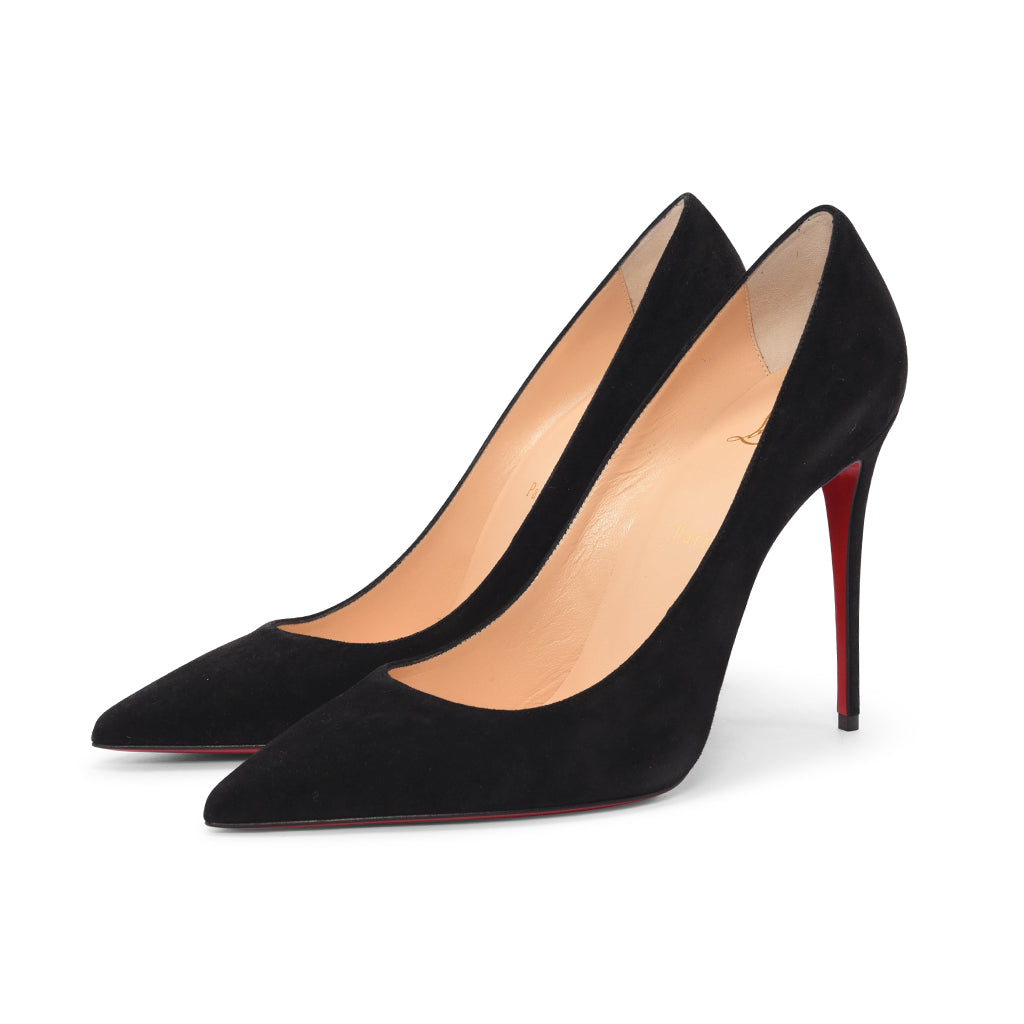 Christian Louboutin Black Suede Kate Pumps 40.5