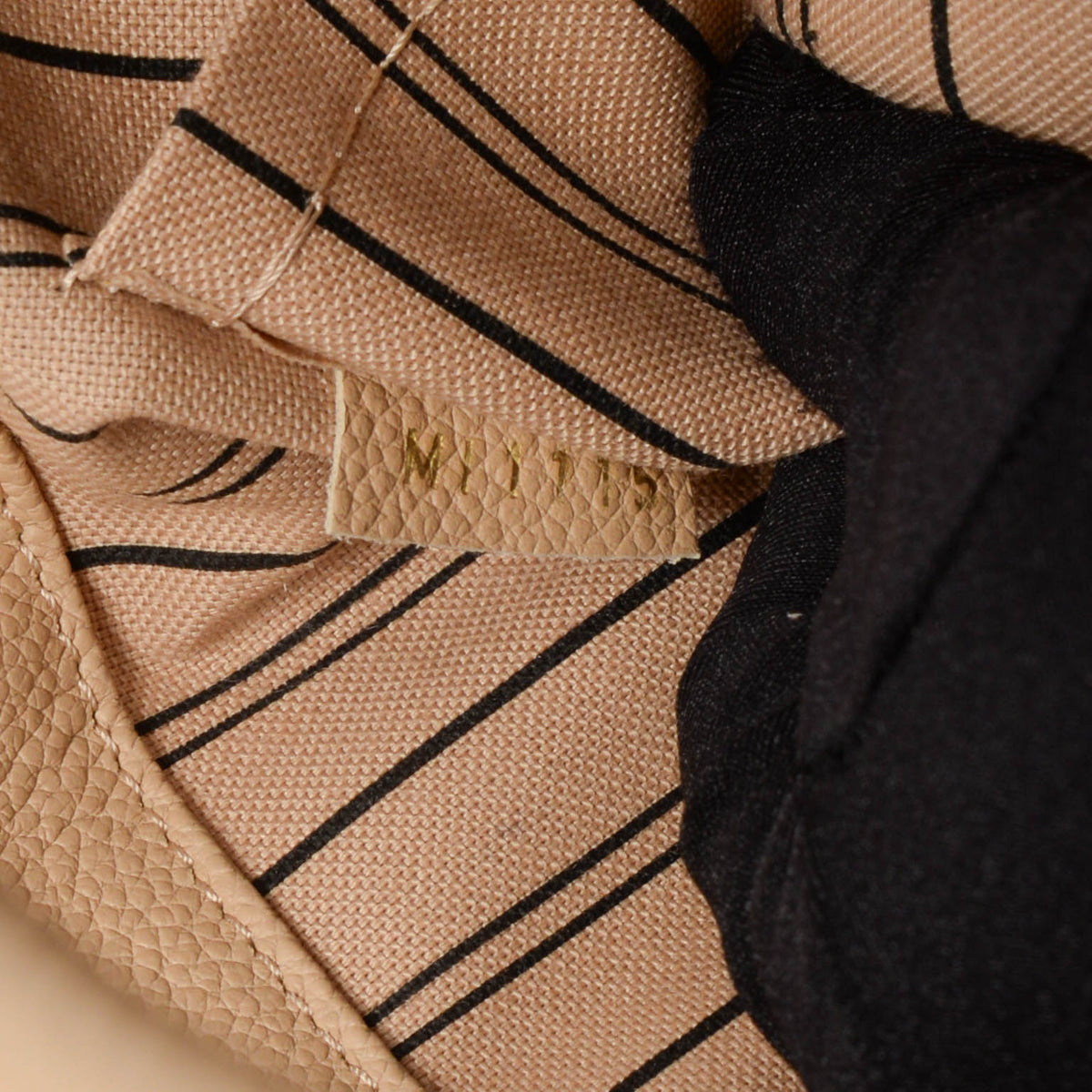 Louis Vuitton Beige Monogram Empreinte Montaigne MM Bag