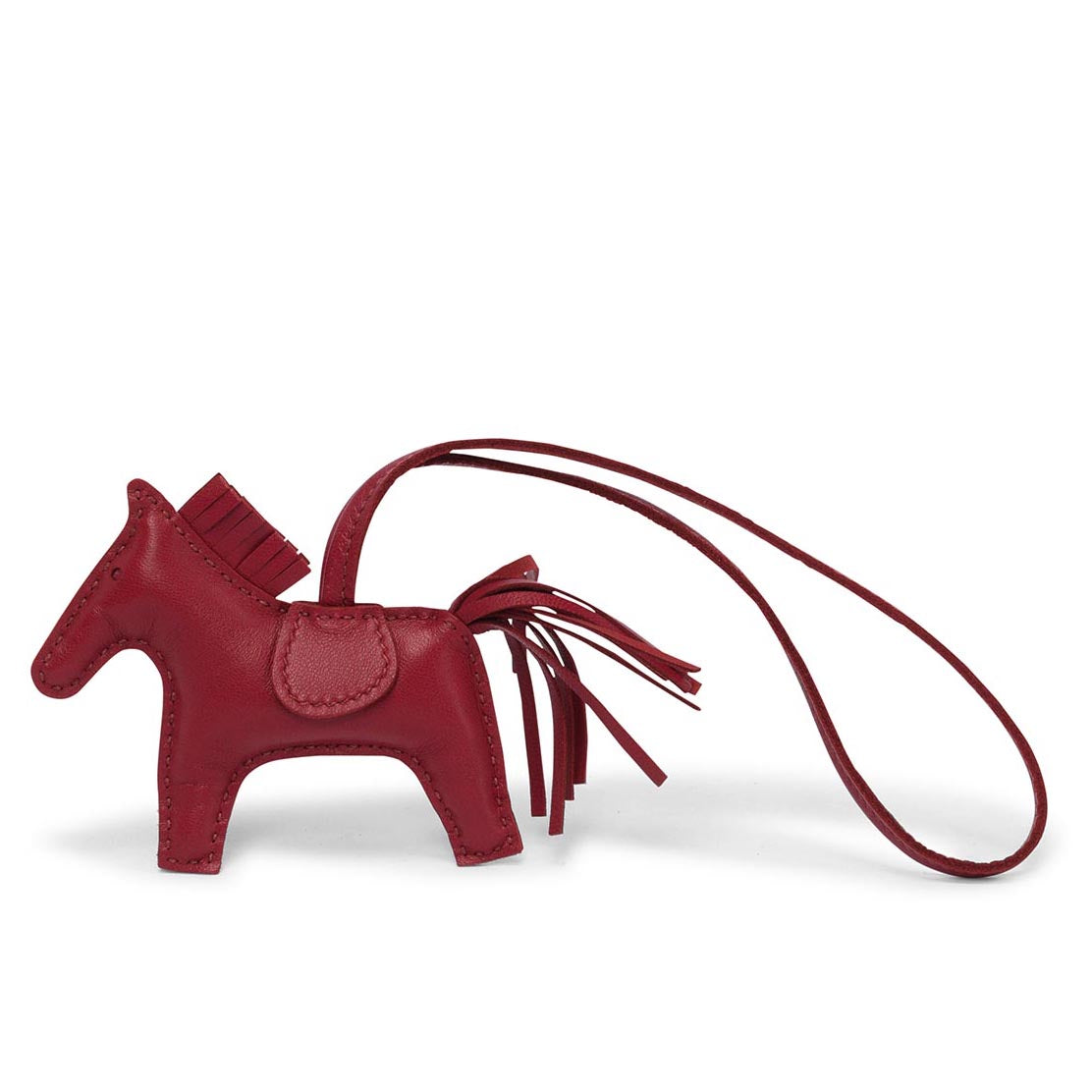 Hermes Rubis Milo Lambskin Rodeo PM Bag Charm